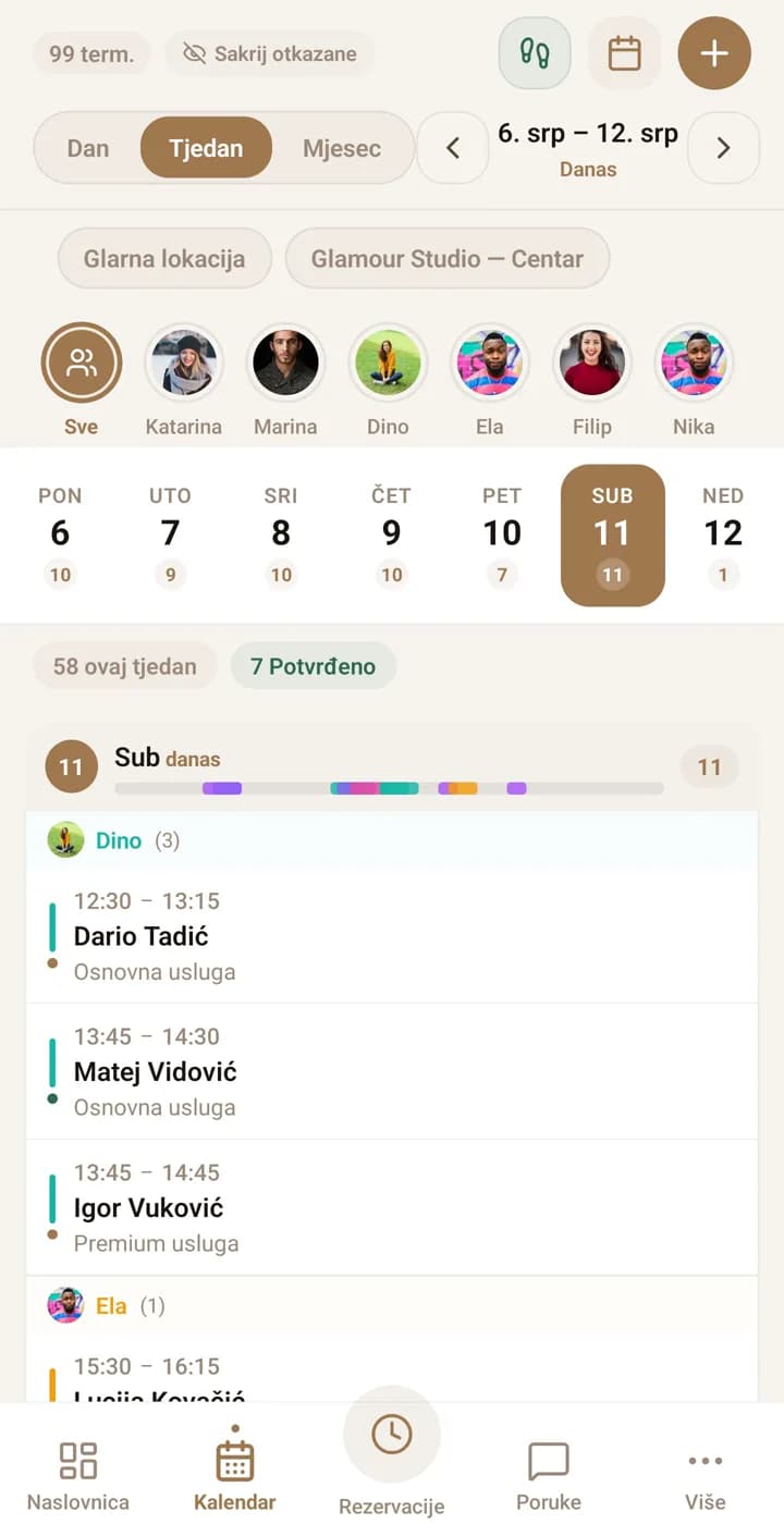 Wochenkalender von Bokrez Business